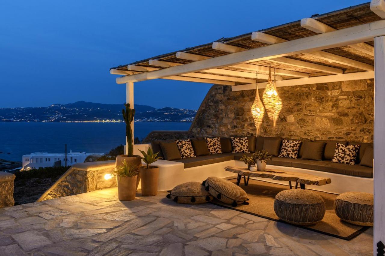 Cosset Villa Bohochic Sea&Harbourview And Sunset By One-Villas Орнос Екстер'єр фото