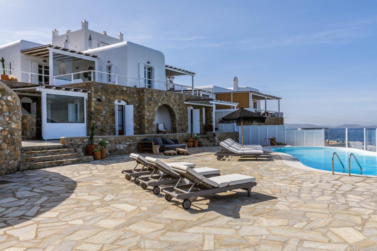 Cosset Villa Bohochic Sea&Harbourview And Sunset By One-Villas Орнос Екстер'єр фото