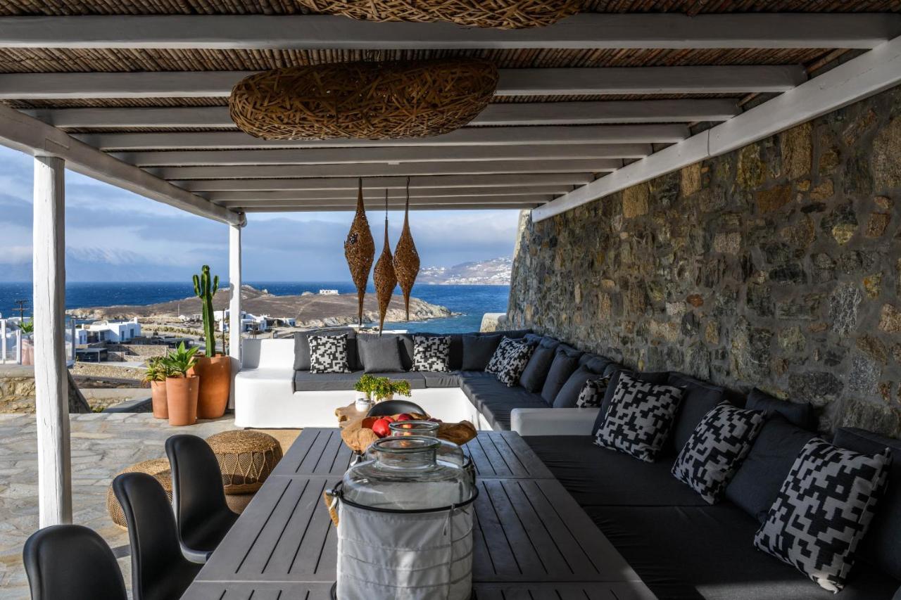Cosset Villa Bohochic Sea&Harbourview And Sunset By One-Villas Орнос Екстер'єр фото