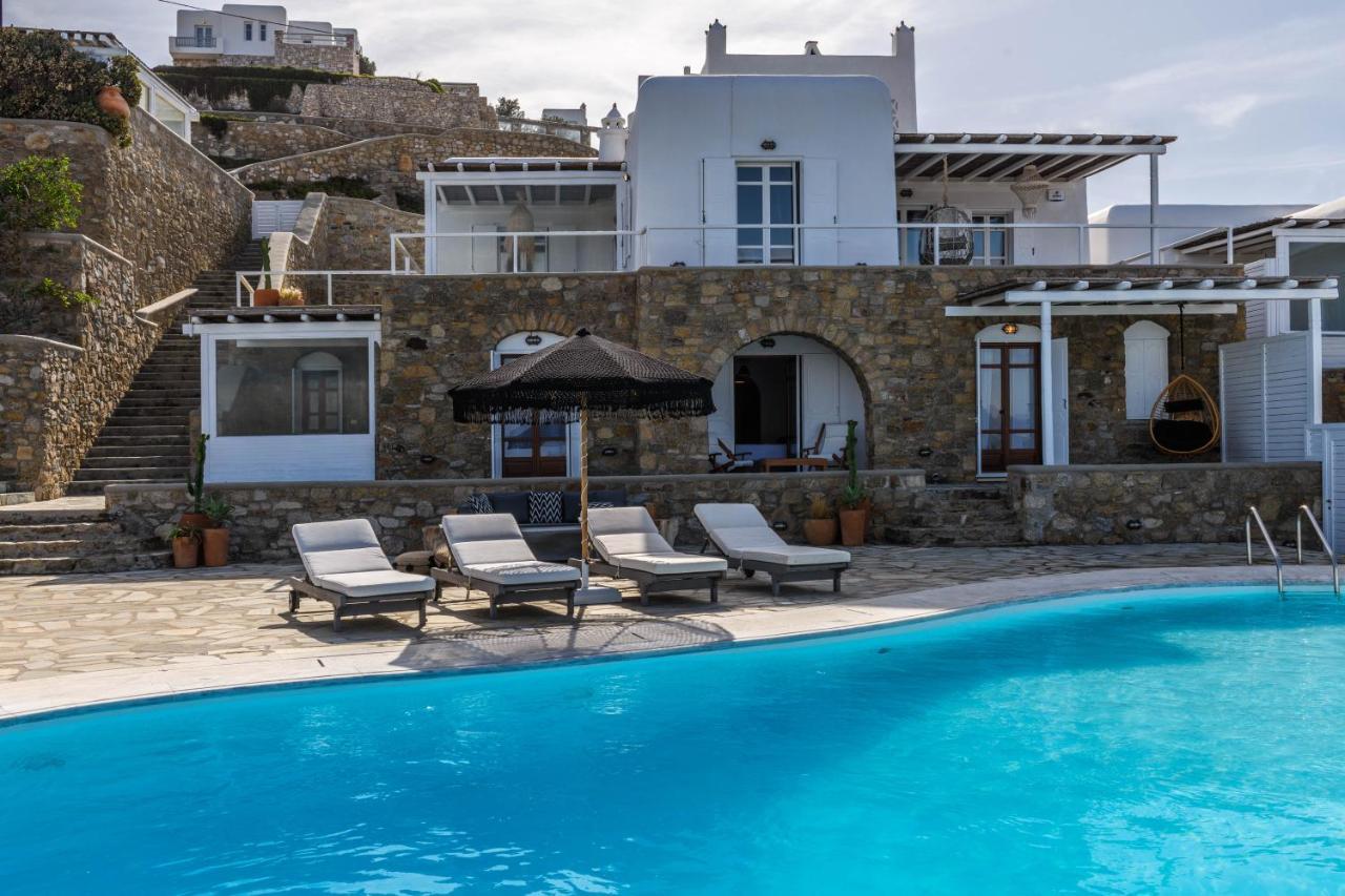 Cosset Villa Bohochic Sea&Harbourview And Sunset By One-Villas Орнос Екстер'єр фото